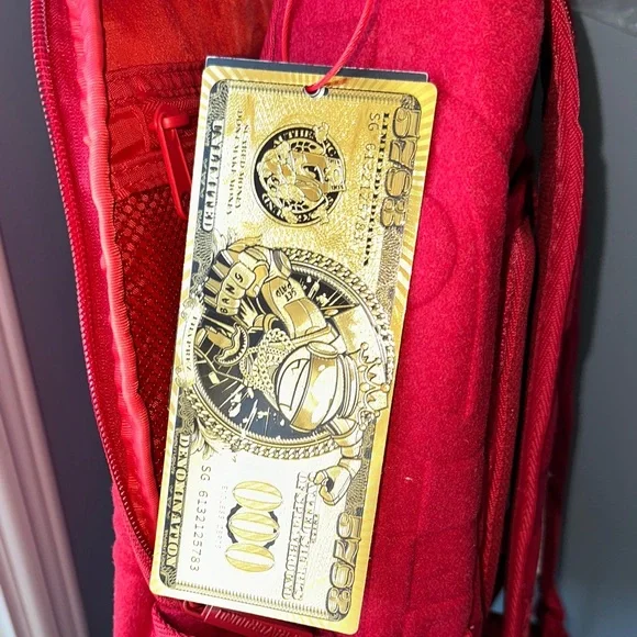 Sprayground Vibrant Red Backpack - Picture 14 of 16